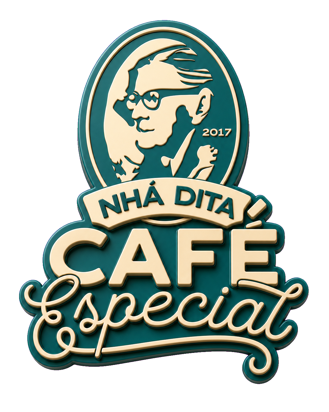Logo 3D Nhá Dita Café Especial